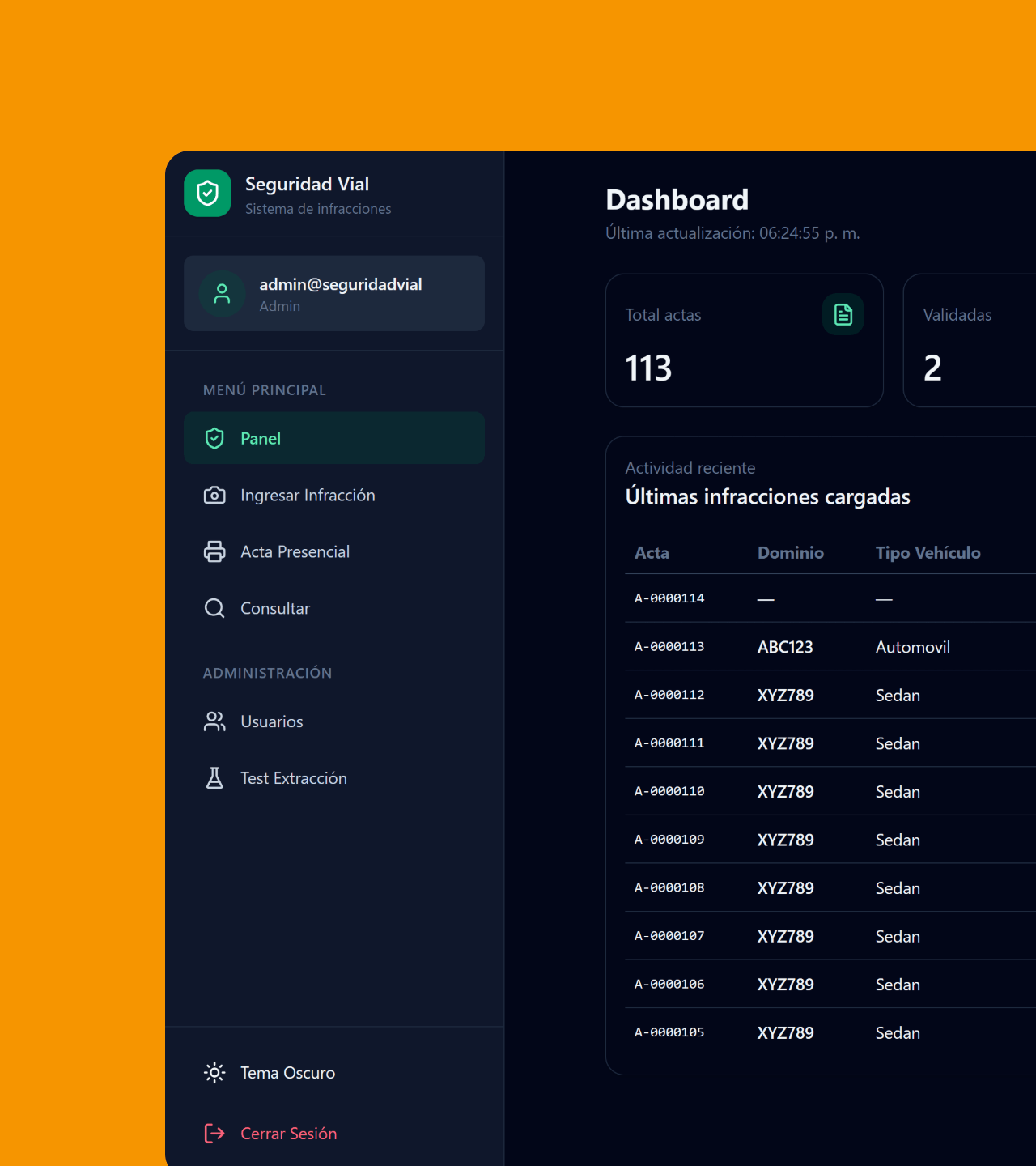 Sistema de Seguridad Vial