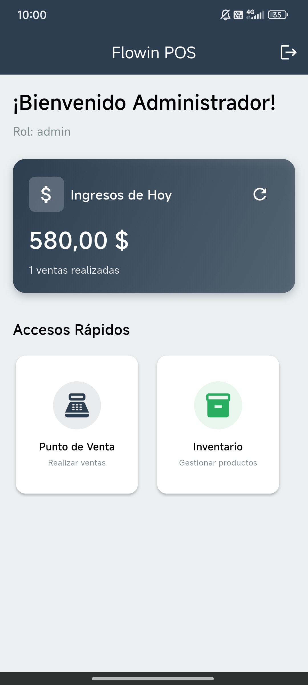 FlowinPOS - Screenshot 1